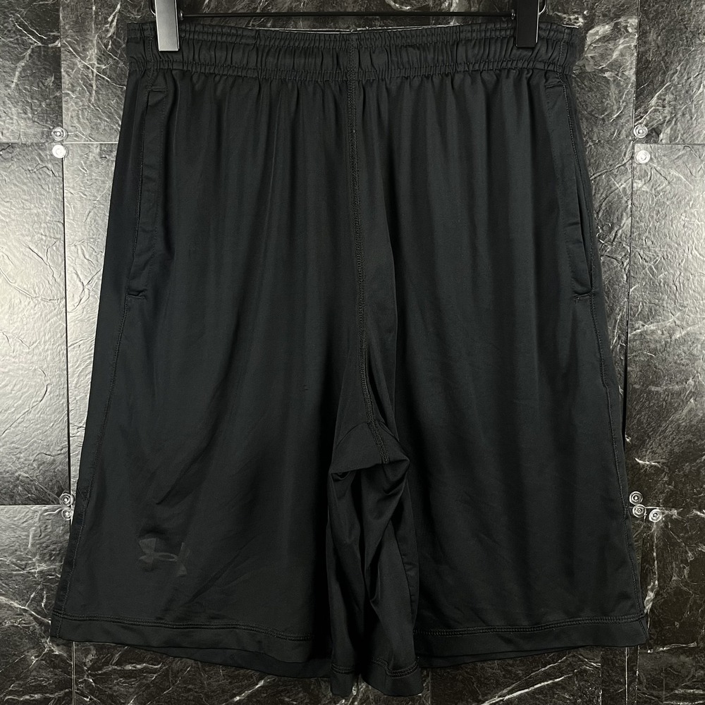 Under Armour Men's Black Running Shorts Fits Medium -Flaws